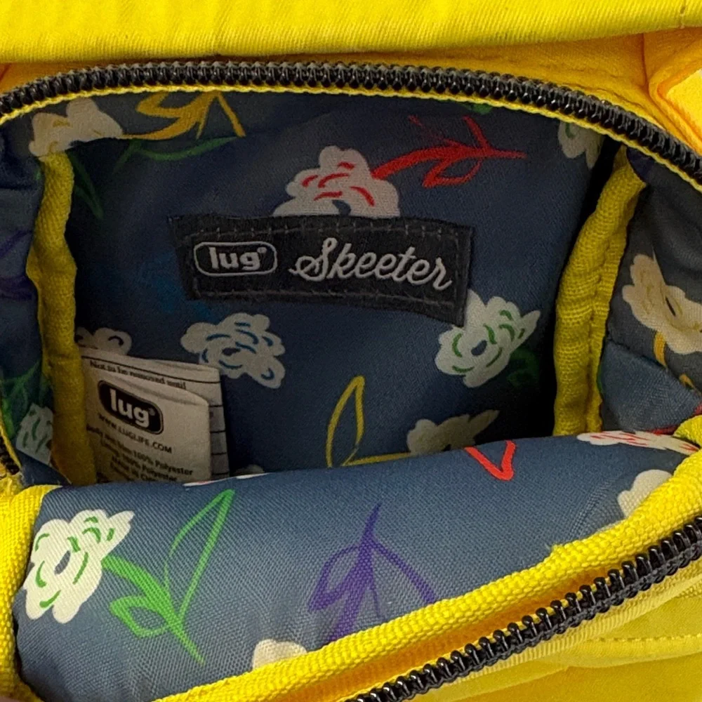 Lug Yellow Quilted Crossbody Bag - Picture 2 of 3